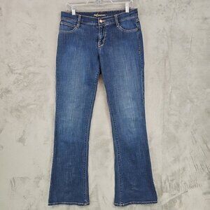 Old Navy Jeans Womens 6 The Dreamer Y2K Flared Medium Blue Stretch 2000s Denim